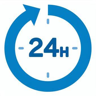 24時間対応☑️の写真