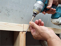 棚組み立てや簡易的なDIYの画像